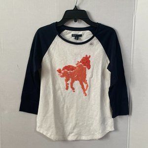 Pink/Coral Sequin Horse Shirt